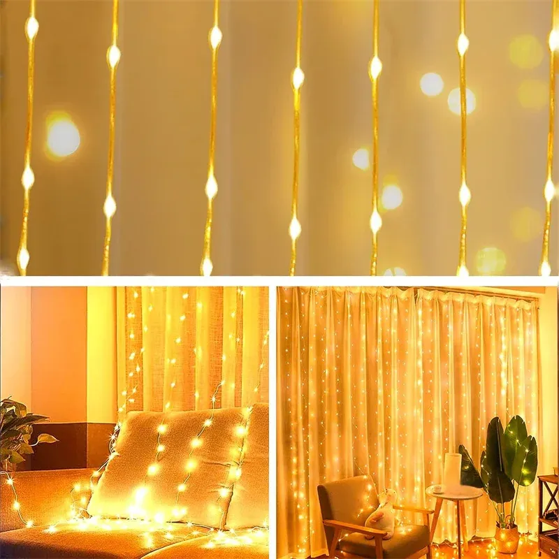 Rideau lumineux LED décoratif