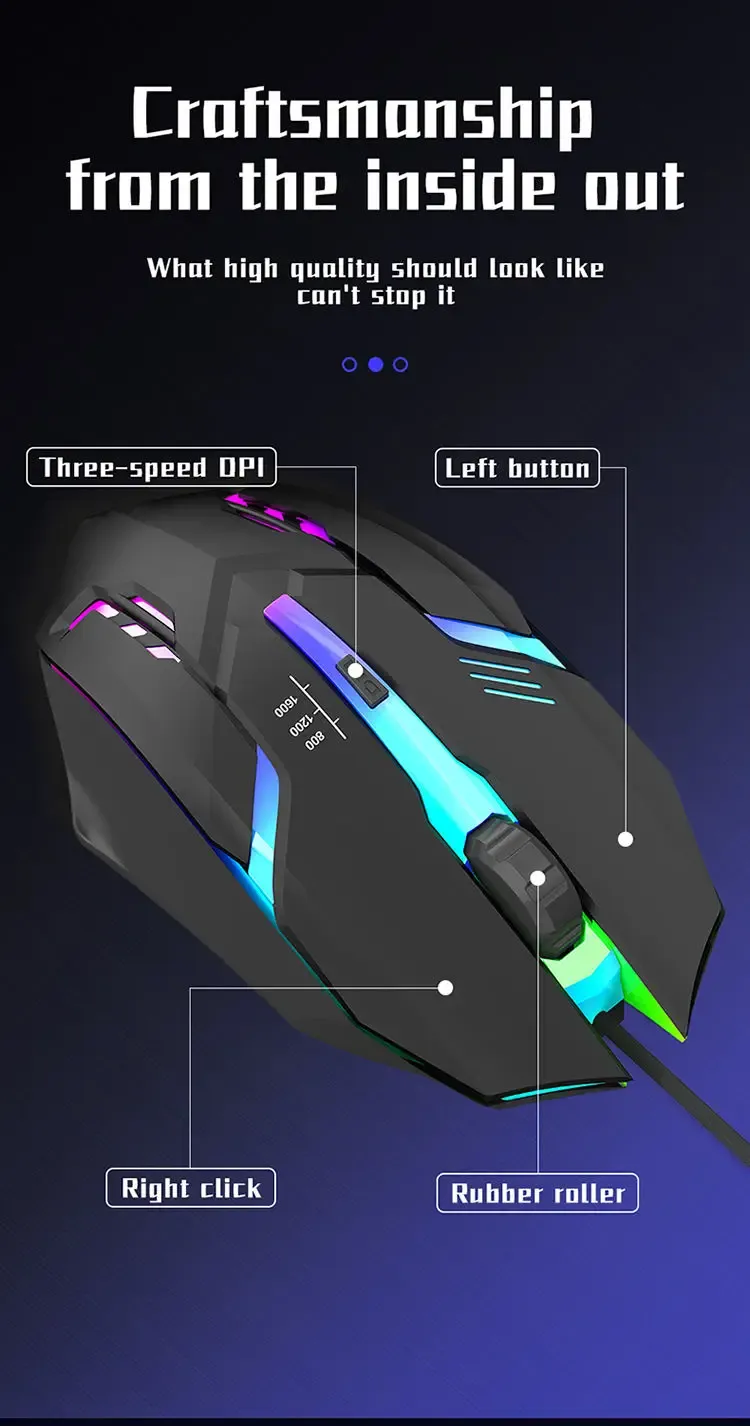 Souris gaming filaire, présentation du produit