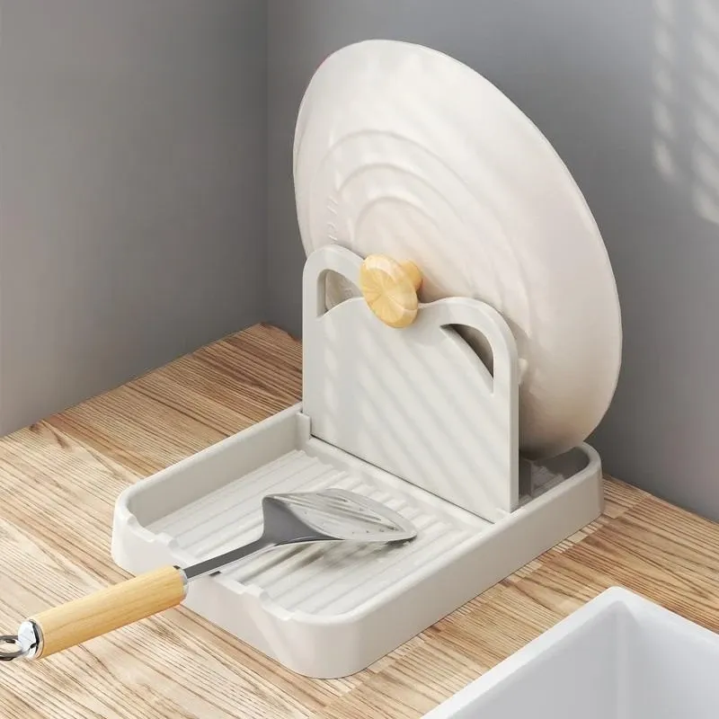 Support de couvercle de casserole multifonctionnel, support de cuillère T1, support de spatule de couvercle de pot, étagère de rangement de cuillère à soupe, accessoires de cuisine 2