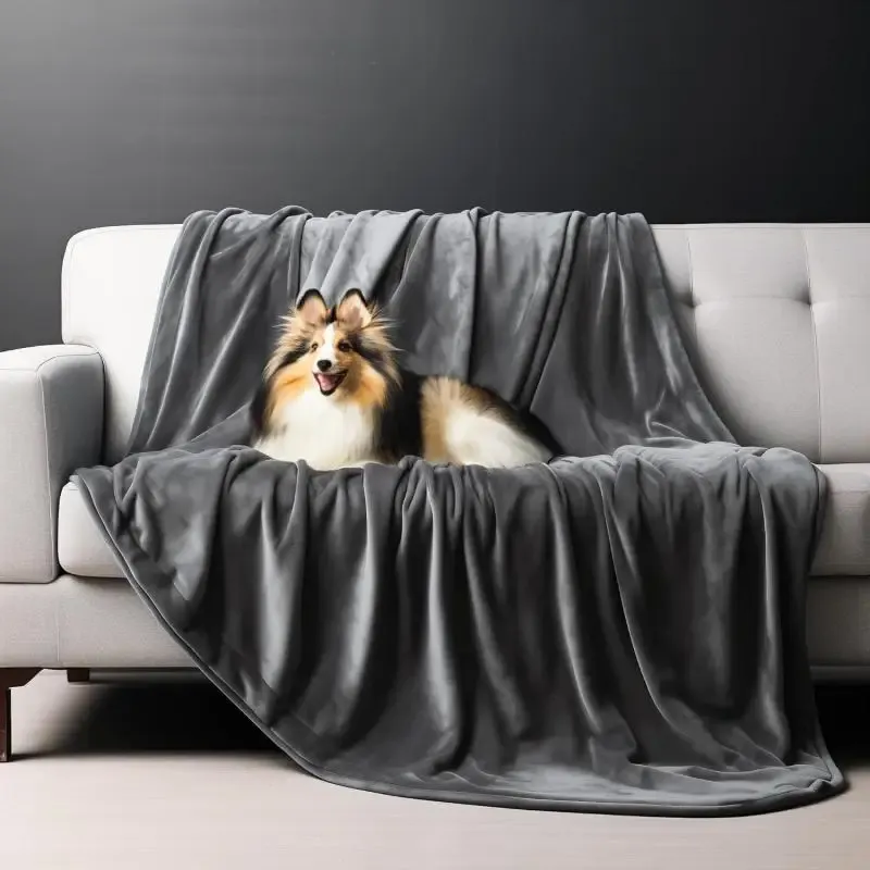 Couverture imperméable réversible pour lit et canapé, protection anti-fuite pour adultes, seniors et animaux de compagnie 3