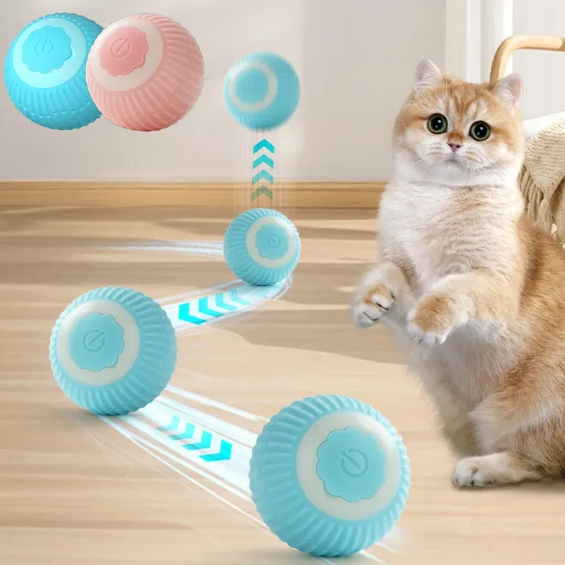 Boule interactive automatique pour chat
