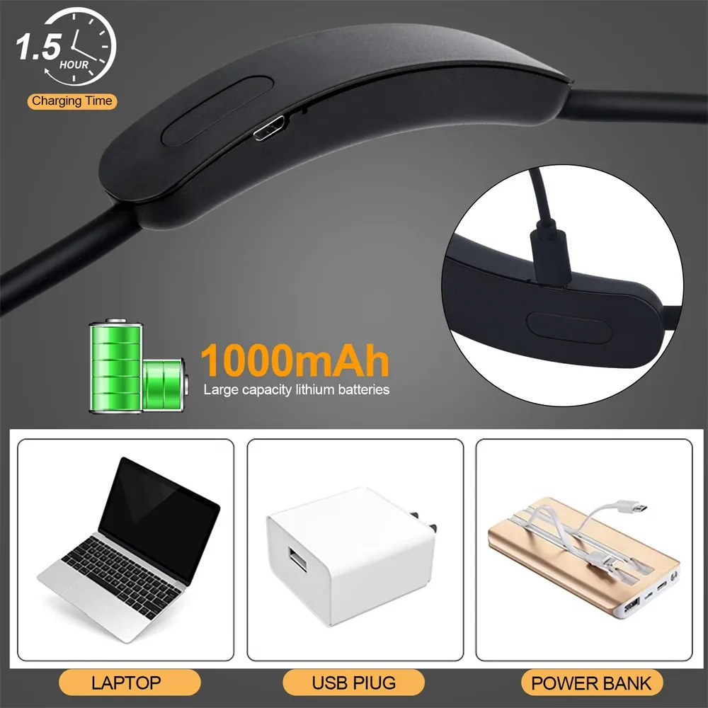 Lampe de lecture LED, finition et ergonomie