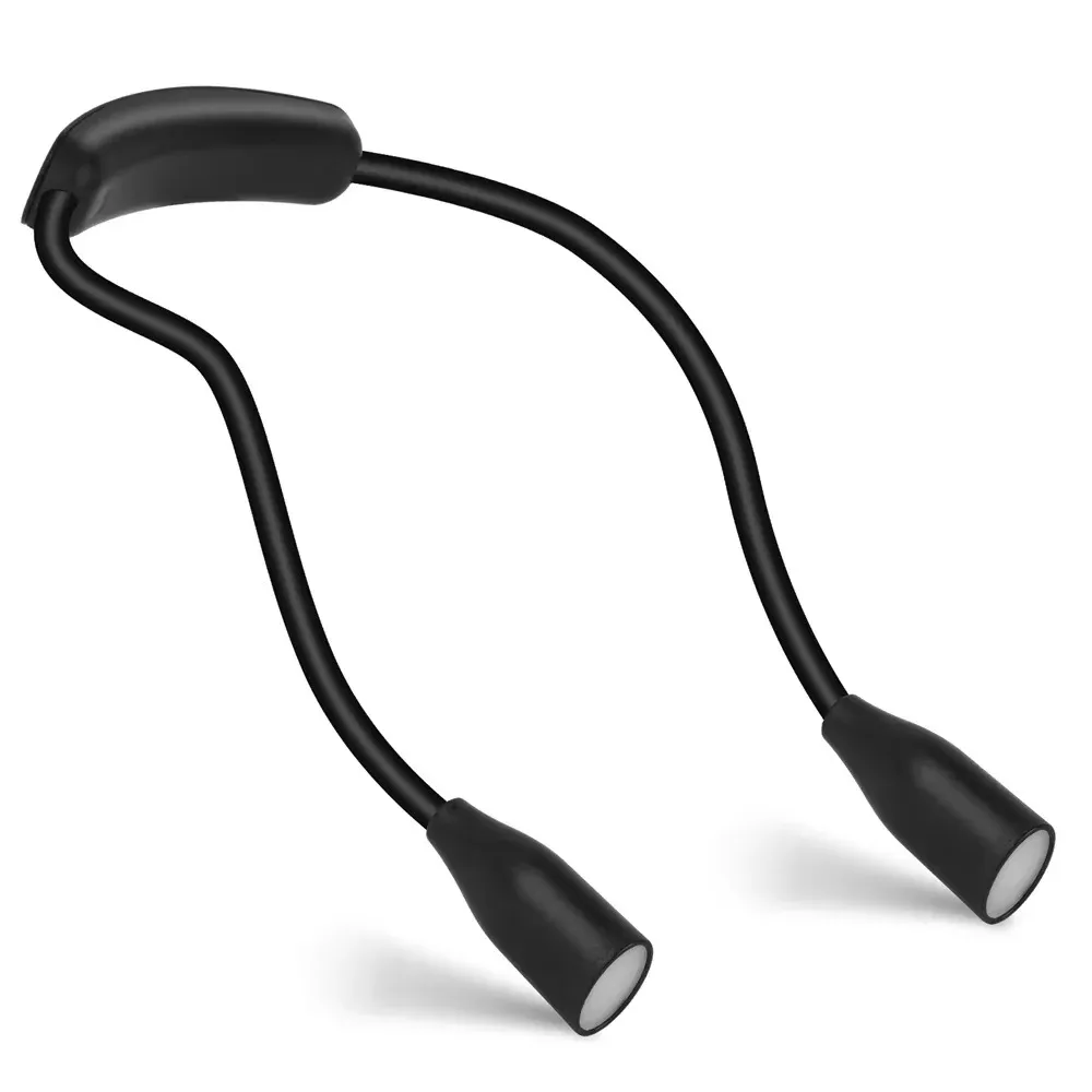 Lampe de lecture LED rechargeable USB à bras flexible 360° 8