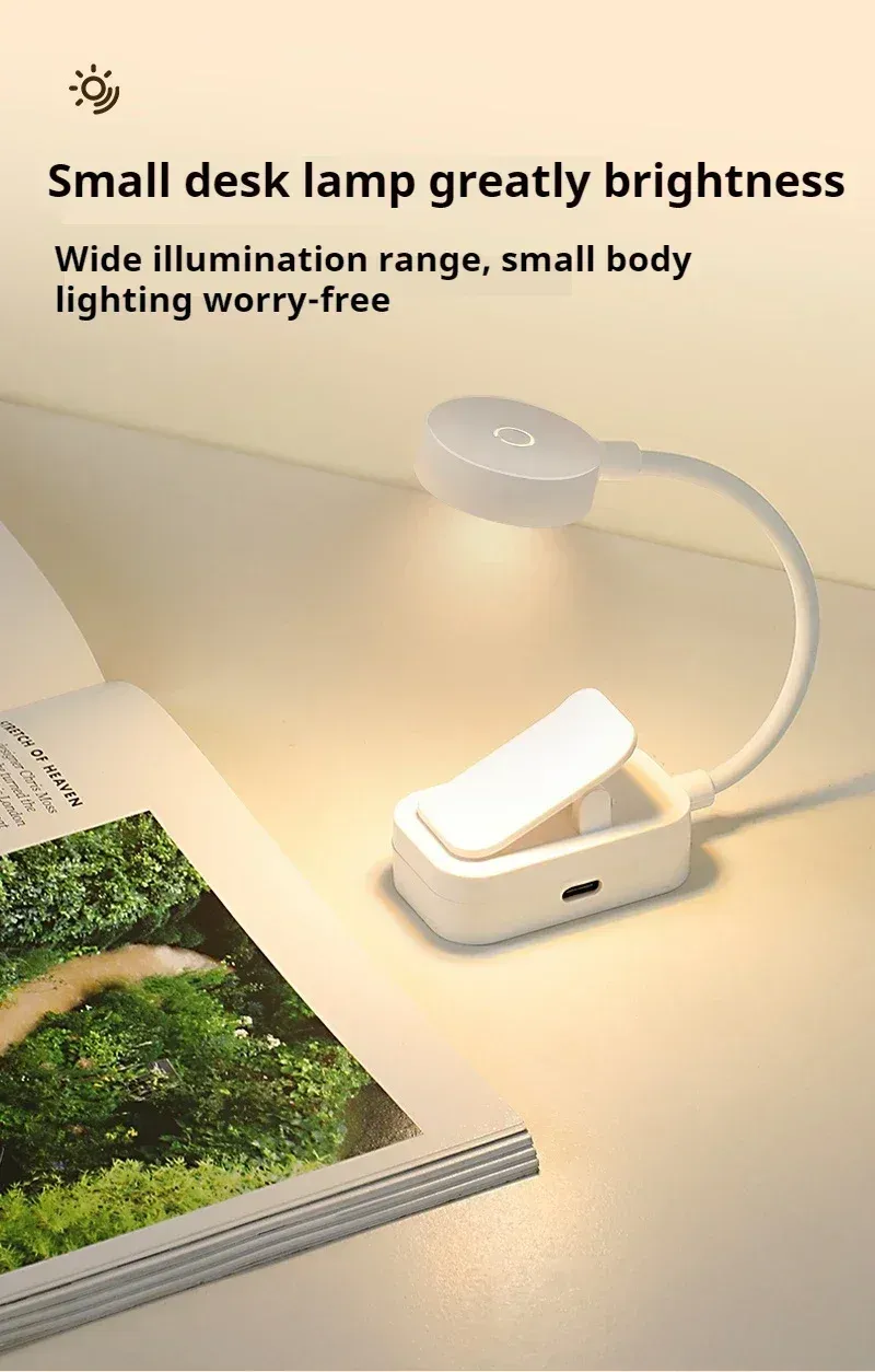 Lampe de lecture LED à clipser