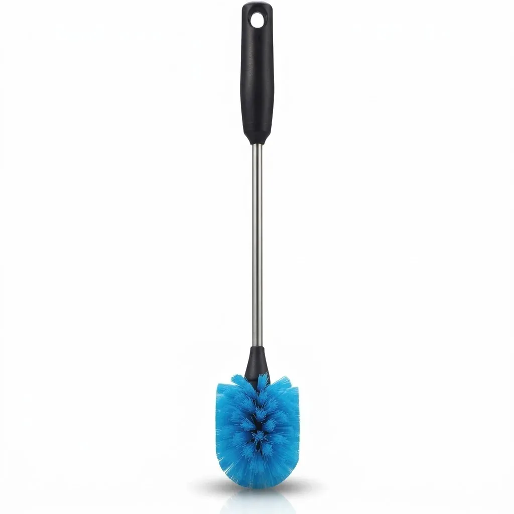 Brosse de nettoyage réutilisable à poils souples pour bouteilles d'eau en acier inoxydable, à long manche flexible 3