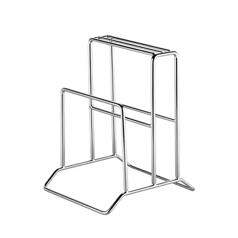 Porte-couteaux en acier inoxydable avec support de planche à découper 7