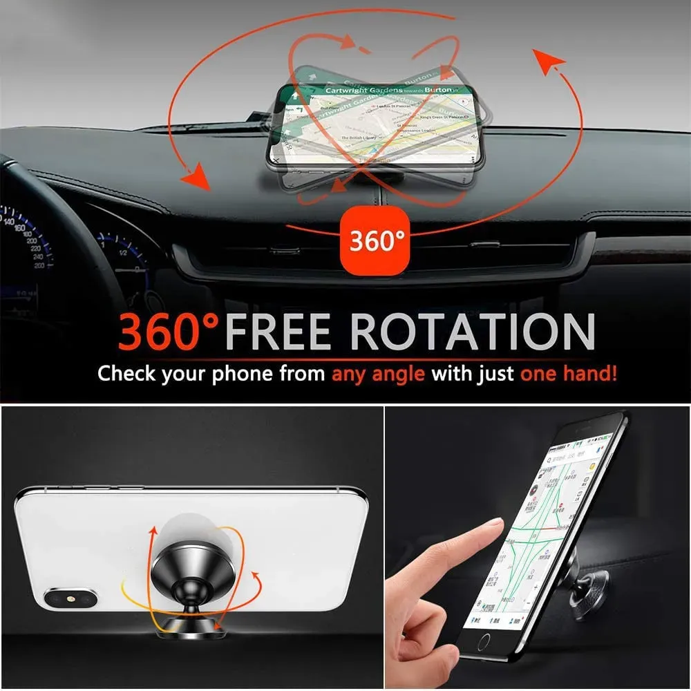Support de téléphone magnétique pour voiture, support mural magnétique pour iPhone, Samsung et Xiaomi 5