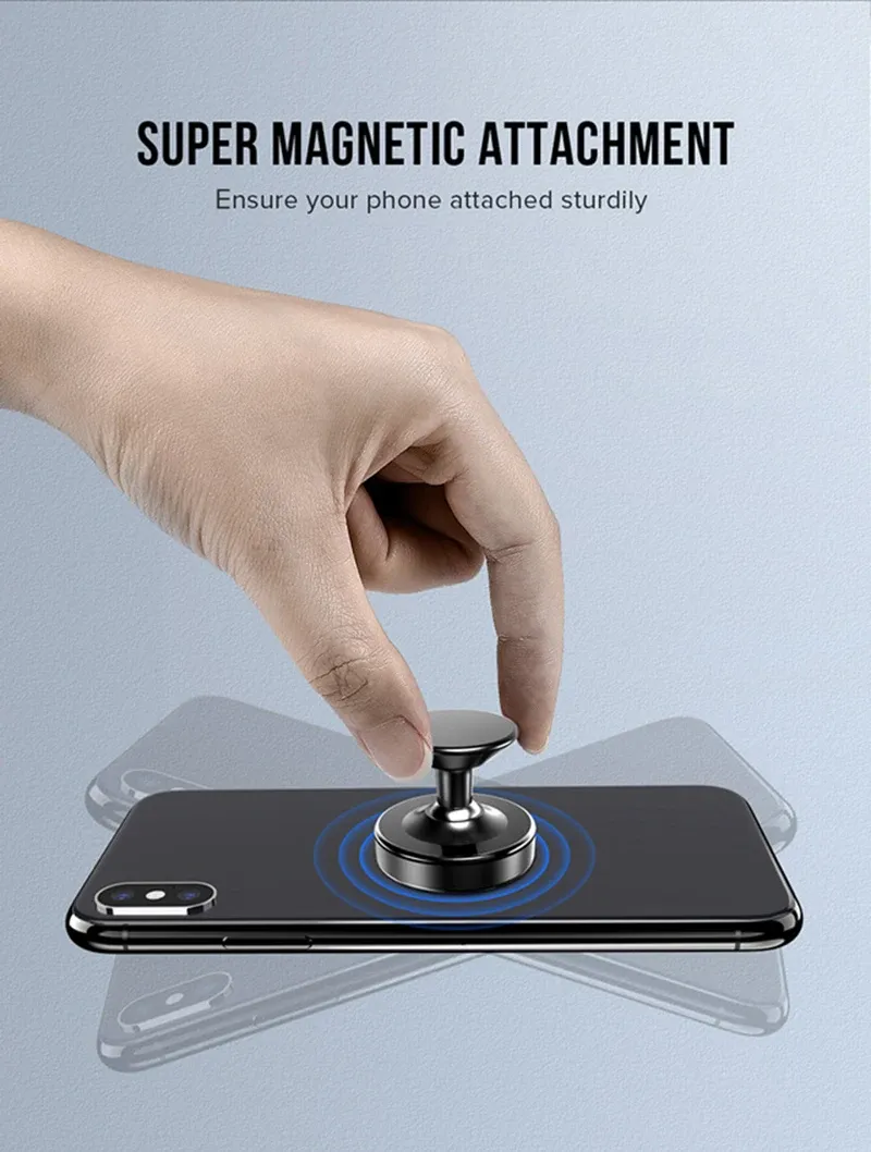 Support magnétique pour voiture, maintien de l'appareil