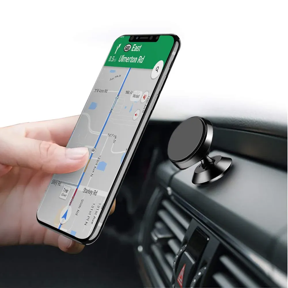 Support magnétique pour voiture, détail de fixation
