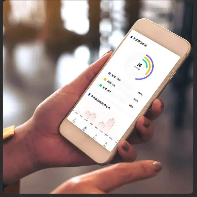 Correcteur de posture intelligent Hipee pour enfants : suivi et entraînement du dos en temps réel, contre la cyphose cervicale et dorsale 4