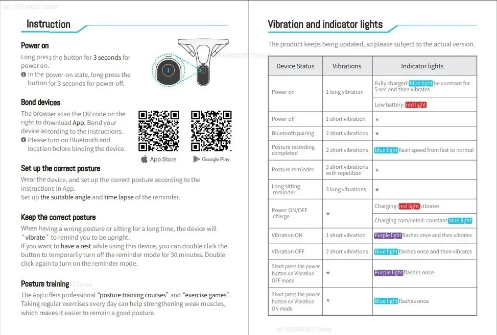 Correcteur de posture intelligent Hipee