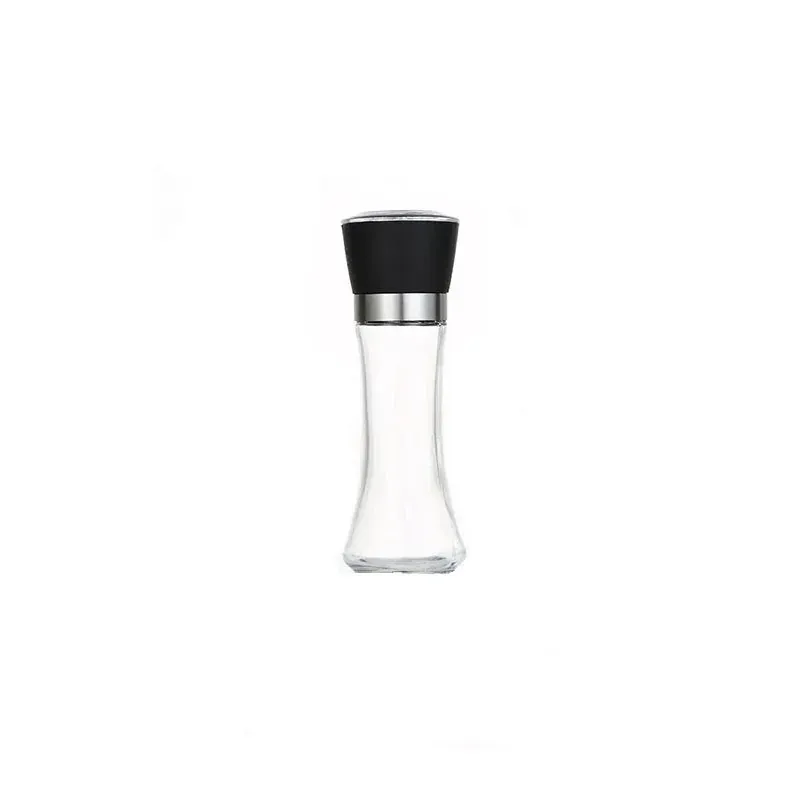 Moulin à épices en acier inoxydable, corps en verre durable, mouture réglable 7