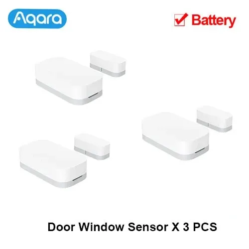 Capteur de porte et fenêtre Aqara Zigbee sans fil, capteur intelligent compact compatible avec la passerelle Aqara, Mi Home et HomeKit 12