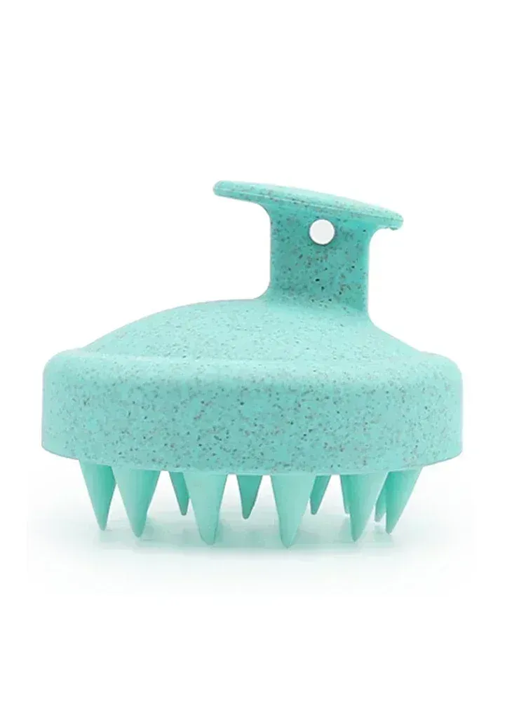 Brosse en silicone pour le shampooing, finition soignée
