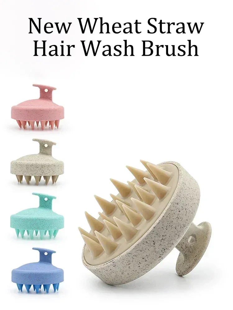 Brosse en silicone pour le shampooing, vue détaillée