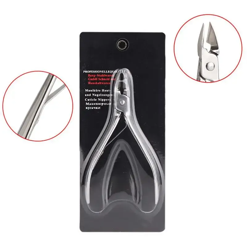 Coupe-ongles incarnés en acier inoxydable, ciseaux de manucure et pédicure pour cuticules et orteils 11