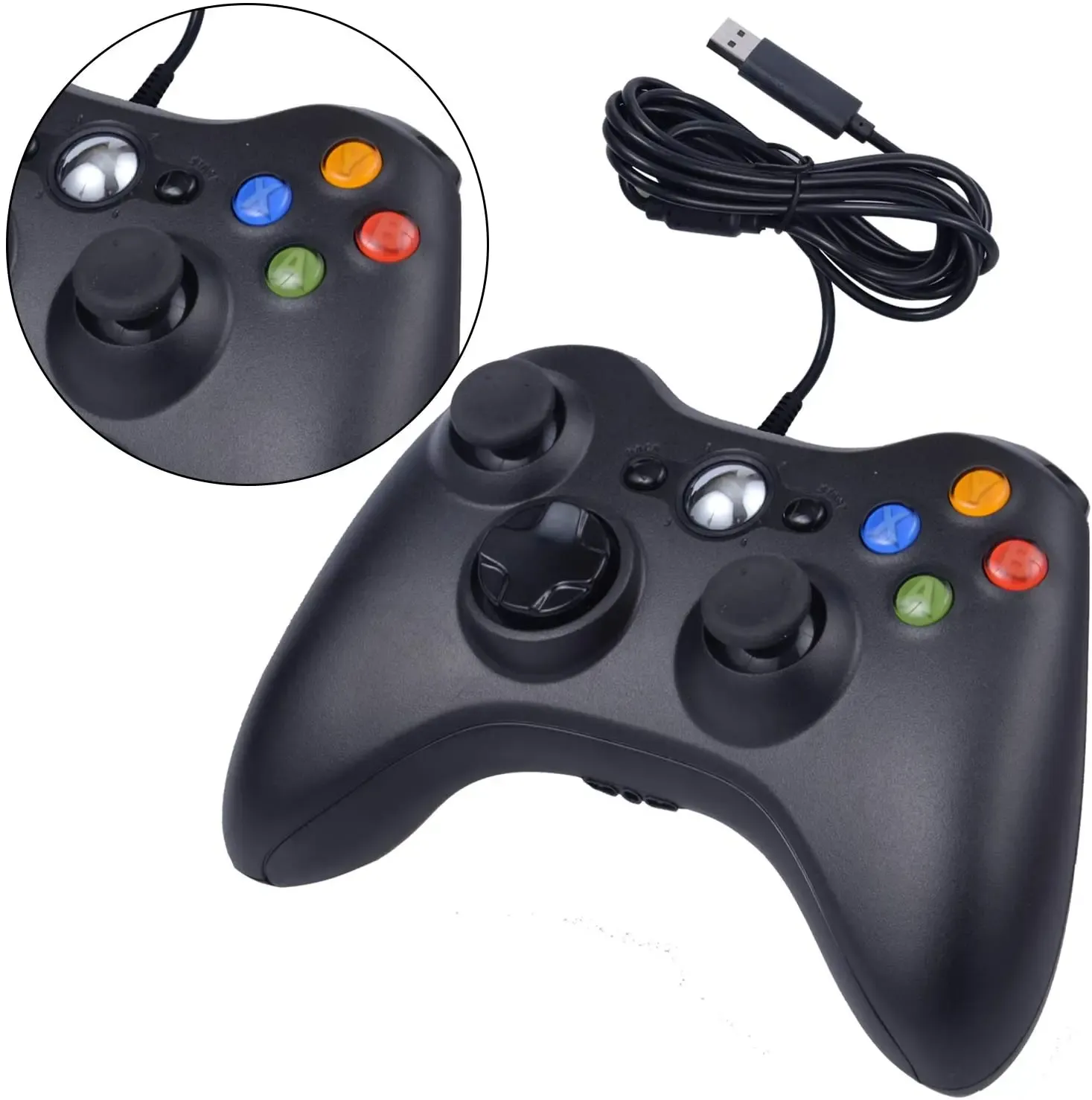 Boutons et gâchettes de la manette