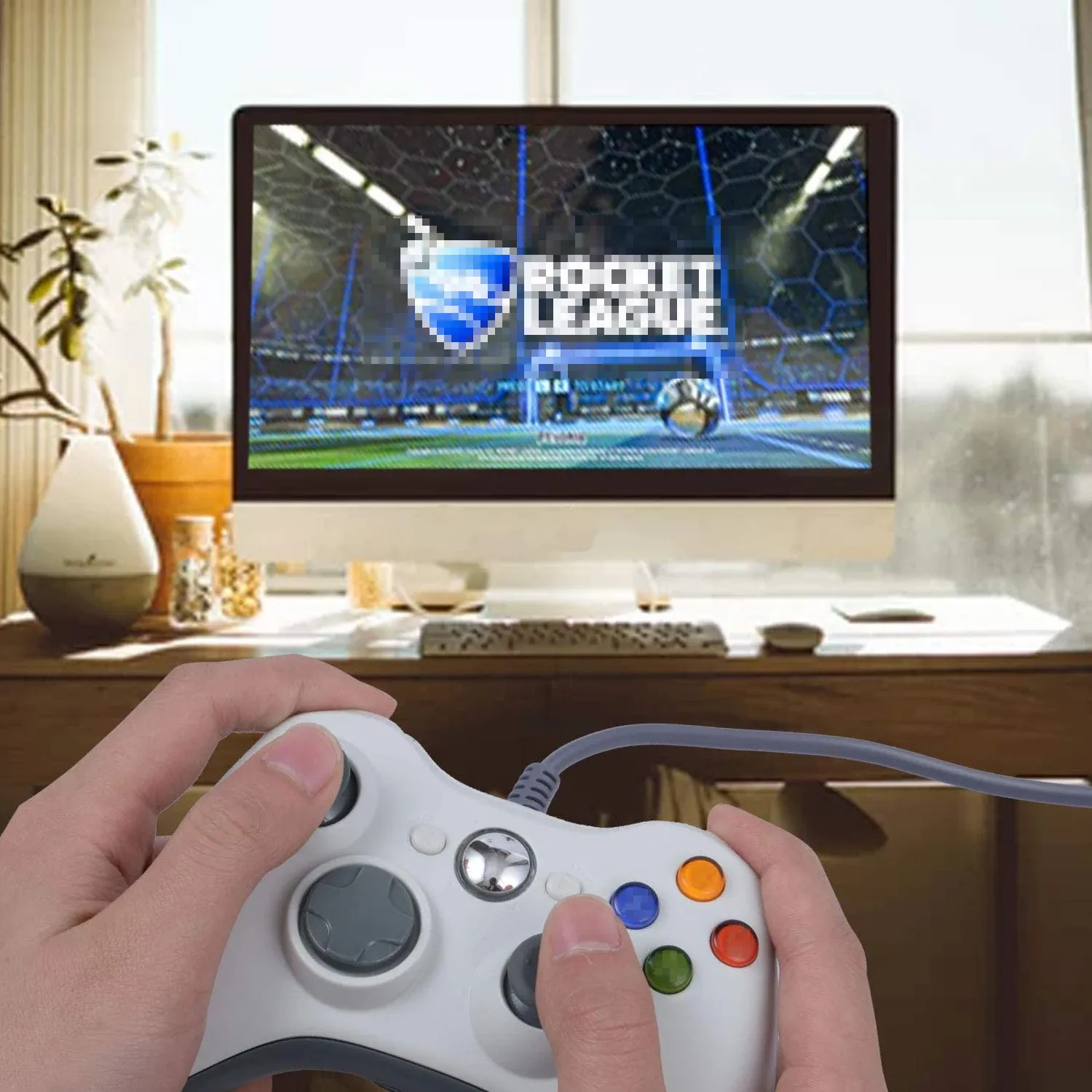 Manette Xbox 360 en gros plan
