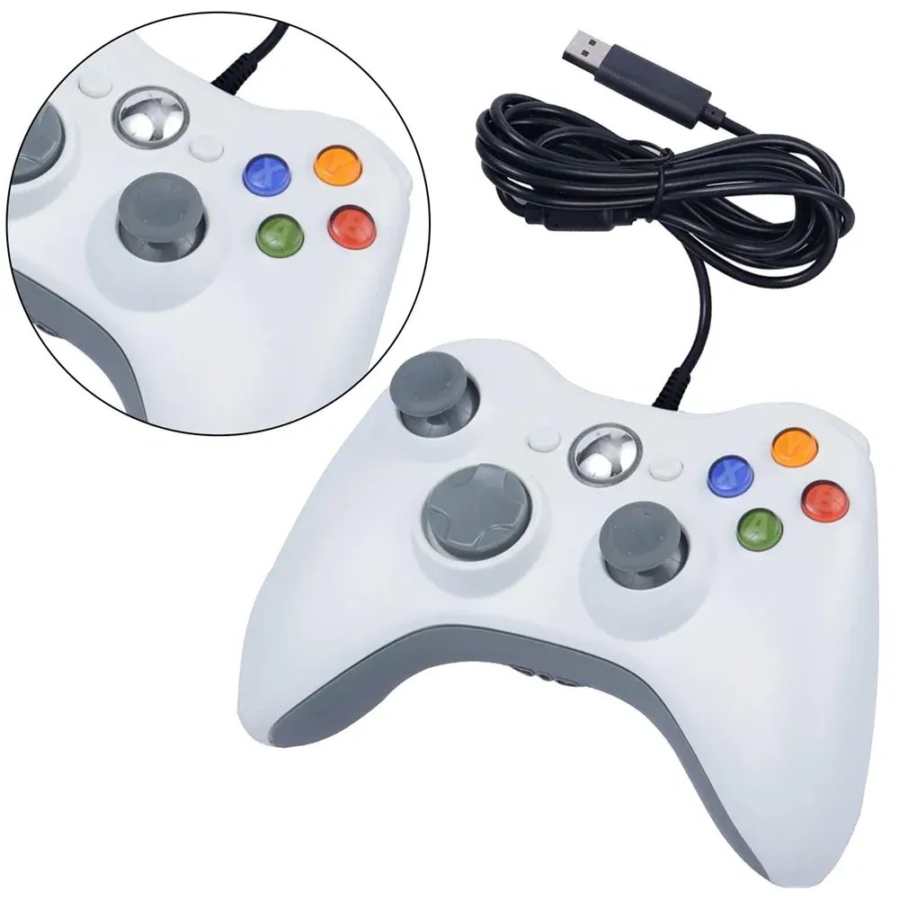 Manette Xbox 360 sur fond blanc