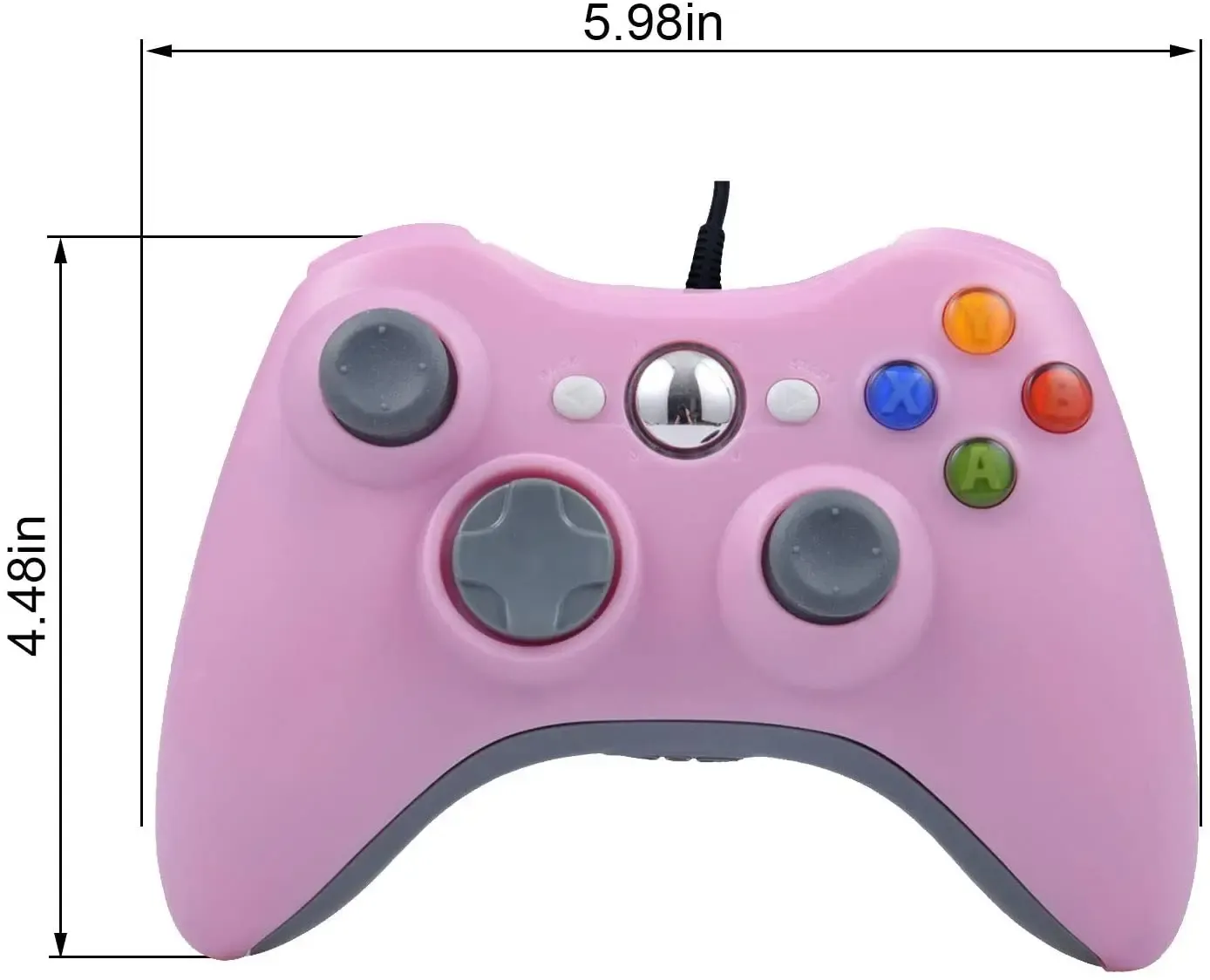 Manette Xbox 360 vue de dessus