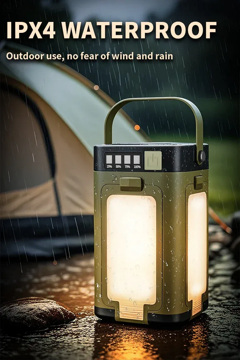 Lampe de camping prête à partir