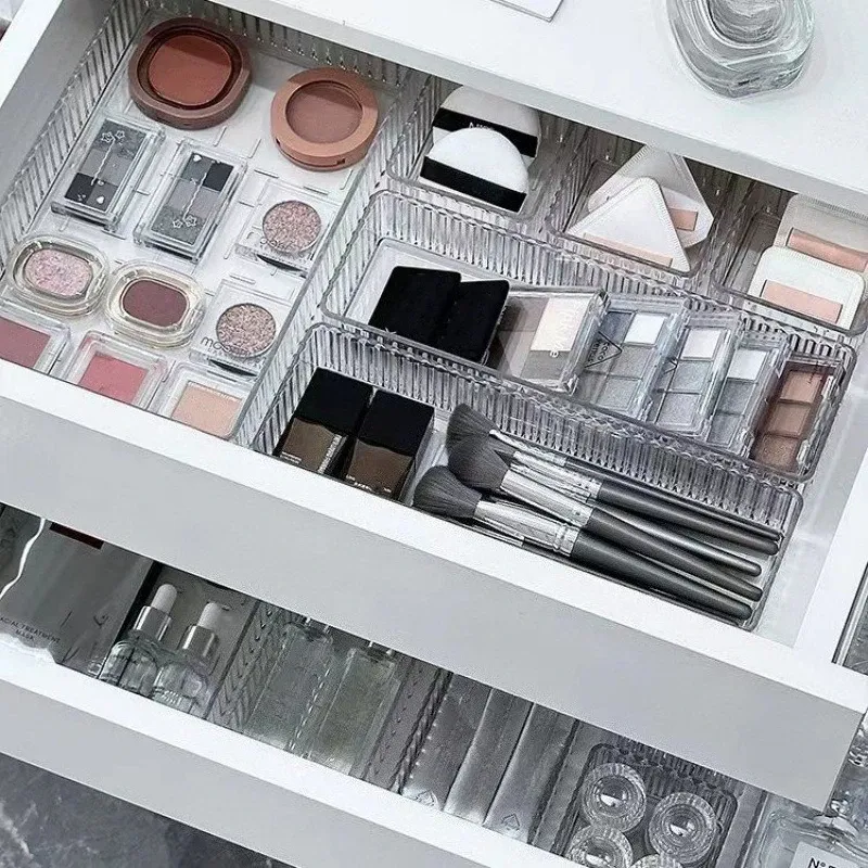 Organisateur de tiroir en acrylique, rangement de maquillage