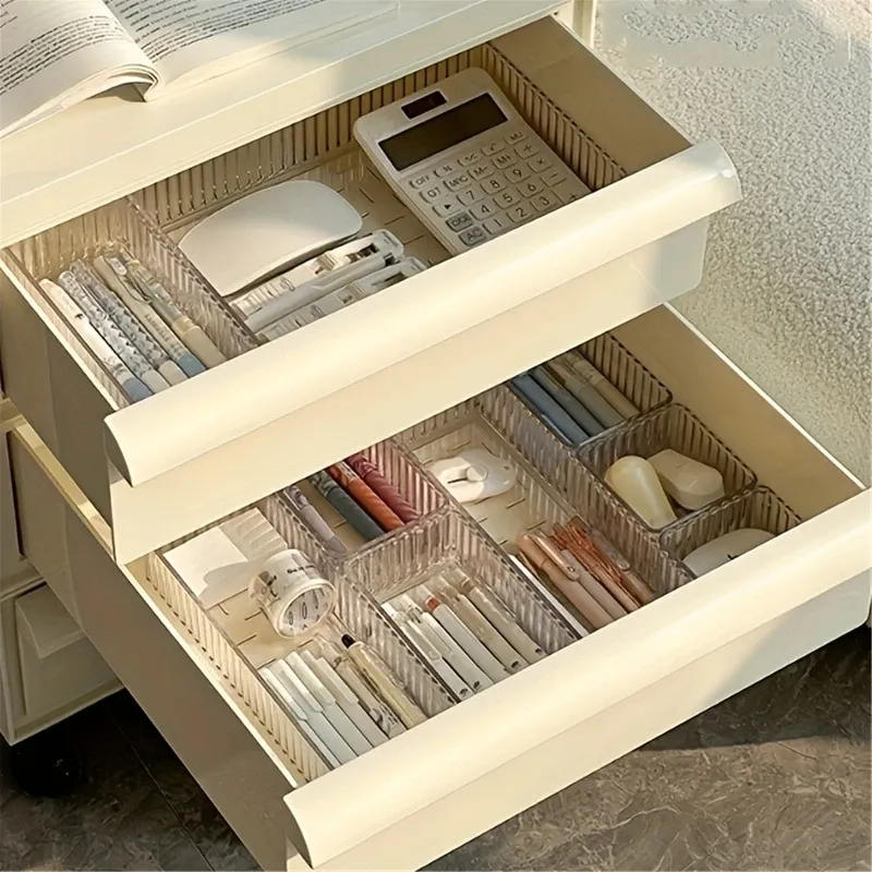 Organisateur de tiroir en acrylique, configuration modulaire
