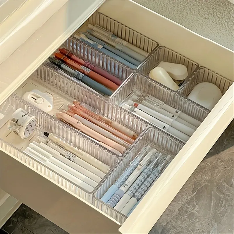 Organisateur de tiroir en acrylique, finition mate