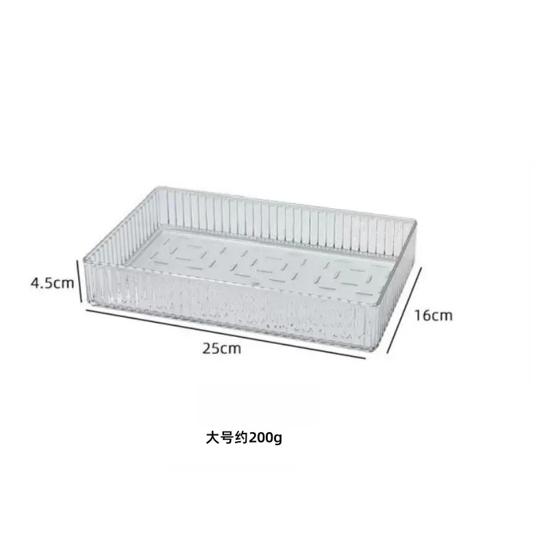 Organisateur de tiroir empilable en acrylique, séparateurs réglables pour cosmétiques, boîte de rangement modulaire pour maquillage 9
