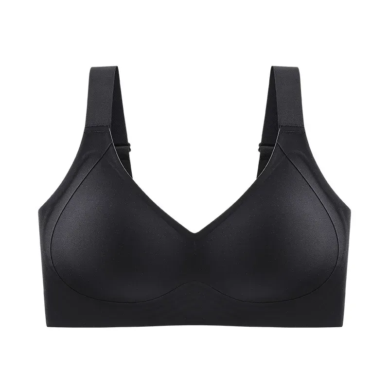 Soutien-gorge push-up sans couture pour femme, grande taille, coupe fine sans armatures, bralette sexy, du M au 6XL 9