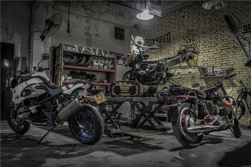 Ambiance d'utilisation de la pièce moto
