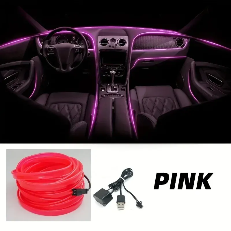 Fil LED flexible pour habitacle automobile