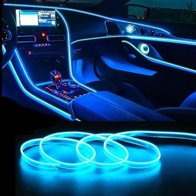 Fil LED flexible pour habitacle automobile