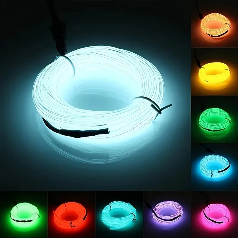 Fil LED flexible pour habitacle automobile