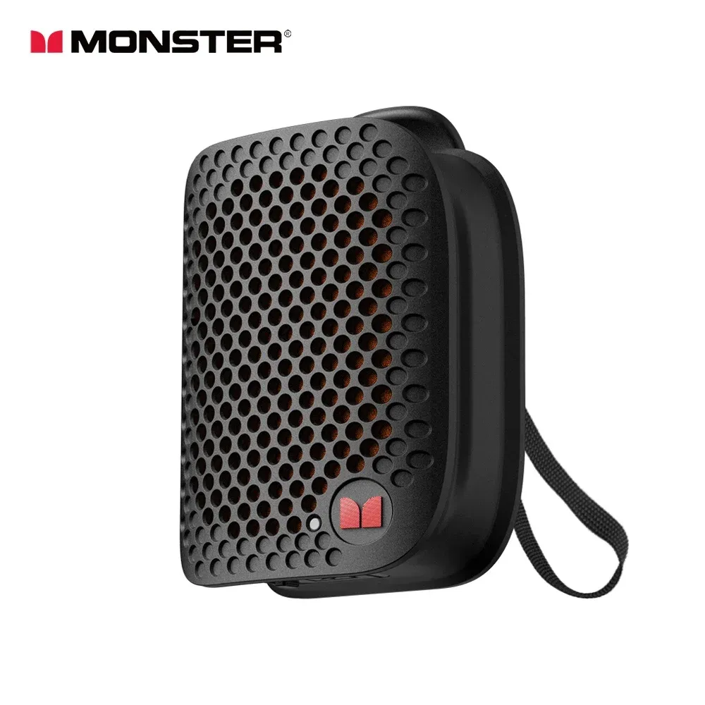 Monster M3 Enceinte Bluetooth V5.4 Mini Portable Magnétique à Clip, Sans Fil, avec Basses Renforcées pour Usage Extérieur et Professionnel 8