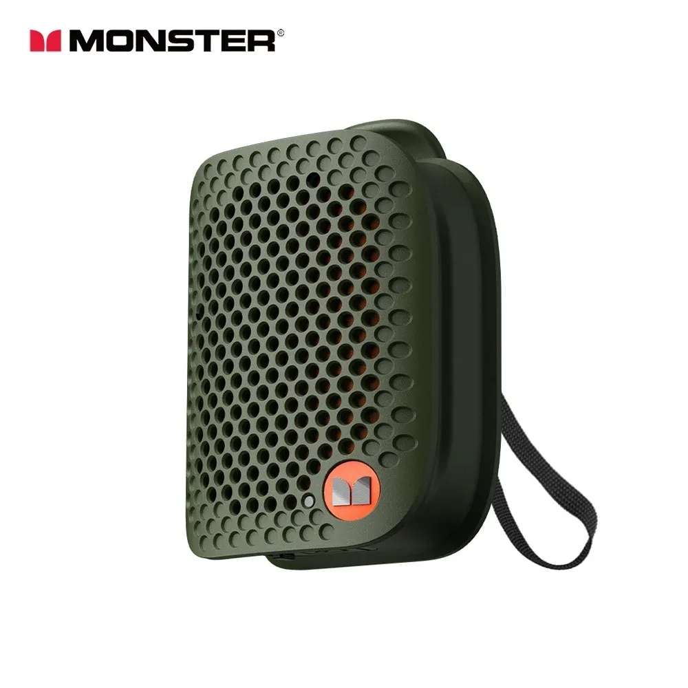 Monster M3 Enceinte Bluetooth V5.4 Mini Portable Magnétique à Clip, Sans Fil, avec Basses Renforcées pour Usage Extérieur et Professionnel 9