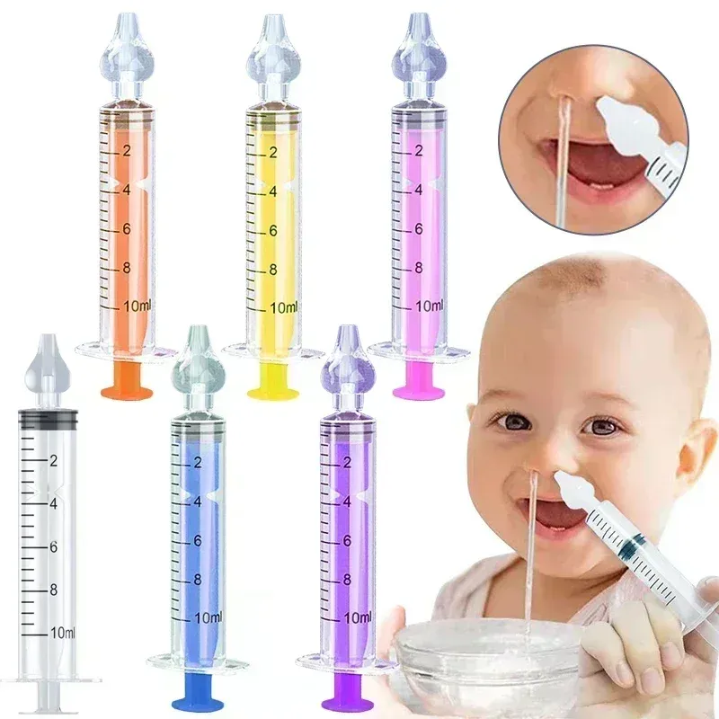 Aspirateur nasal en silicone pour bébé et enfant, irrigateur nasal réutilisable