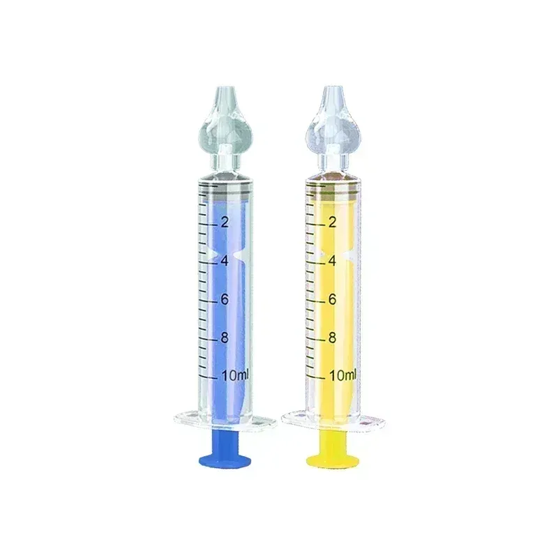 Aspirateur nasal en silicone pour bébé et enfant, irrigateur nasal réutilisable 11