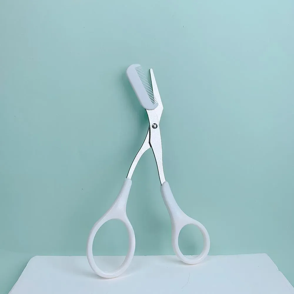 Ciseaux à sourcils avec peigne, outil de mise en forme 10