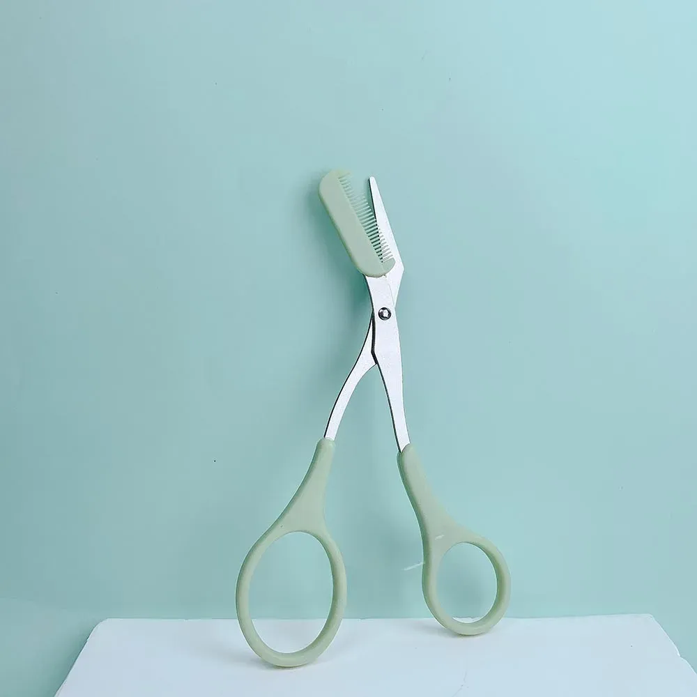 Ciseaux à sourcils avec peigne, outil de mise en forme 8