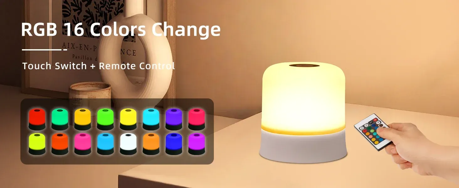 Lampe de nuit LED en situation