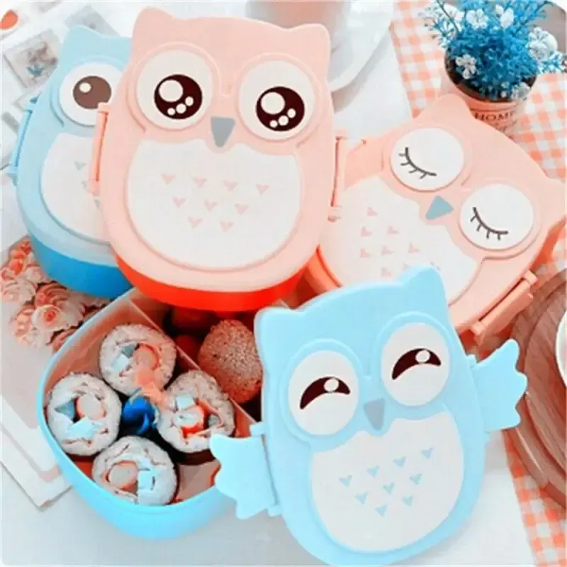 Boîte à déjeuner portable en plastique pour enfants et étudiants 3
