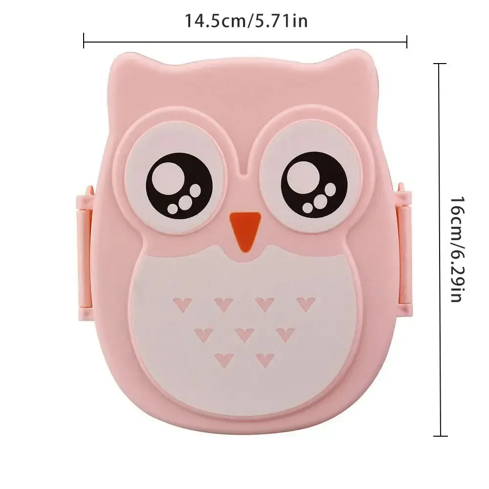 Boîte à déjeuner portable en plastique pour enfants et étudiants 8