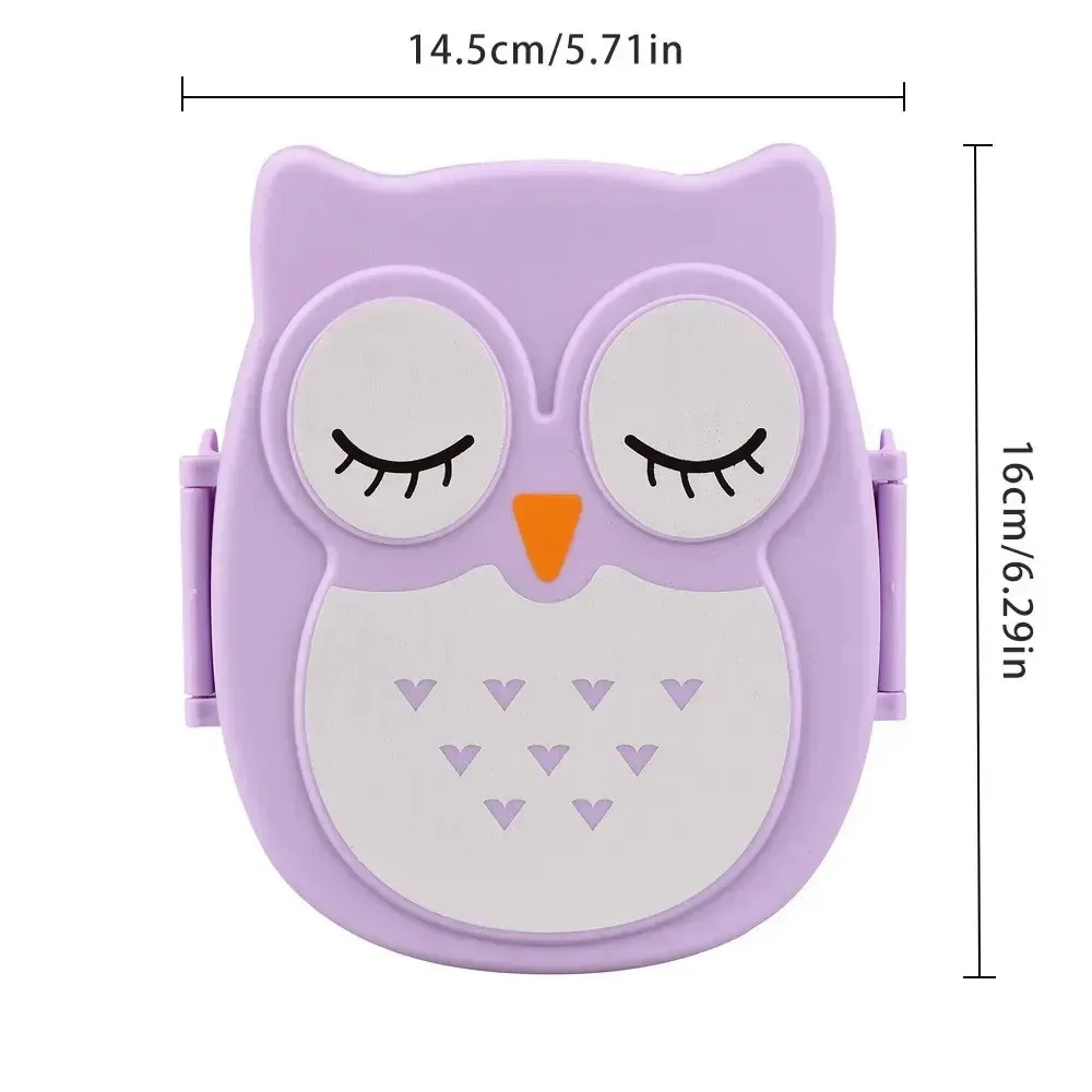 Boîte à déjeuner portable en plastique pour enfants et étudiants 10