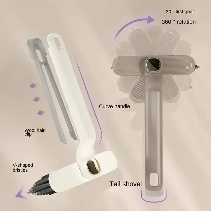 Brosse nettoyant un carrelage de salle de bains