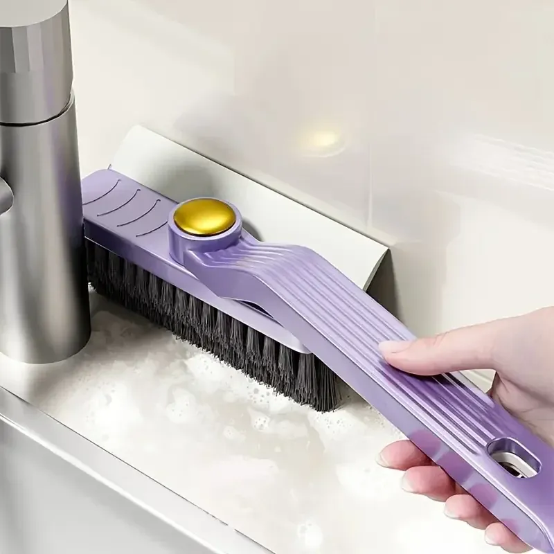 Détail de la brosse rotative et de ses poils
