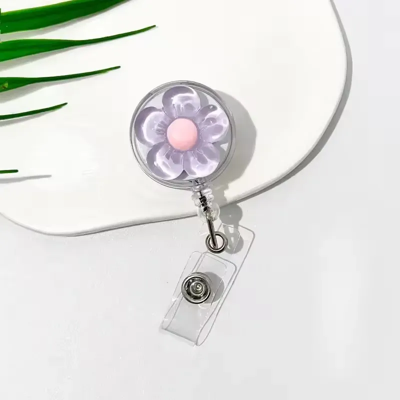 Boucle transparente du porte-badge