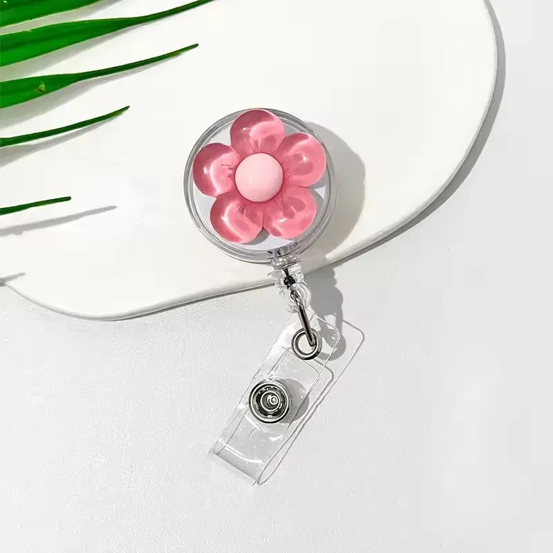 Porte-badge floral accessoire de bureau