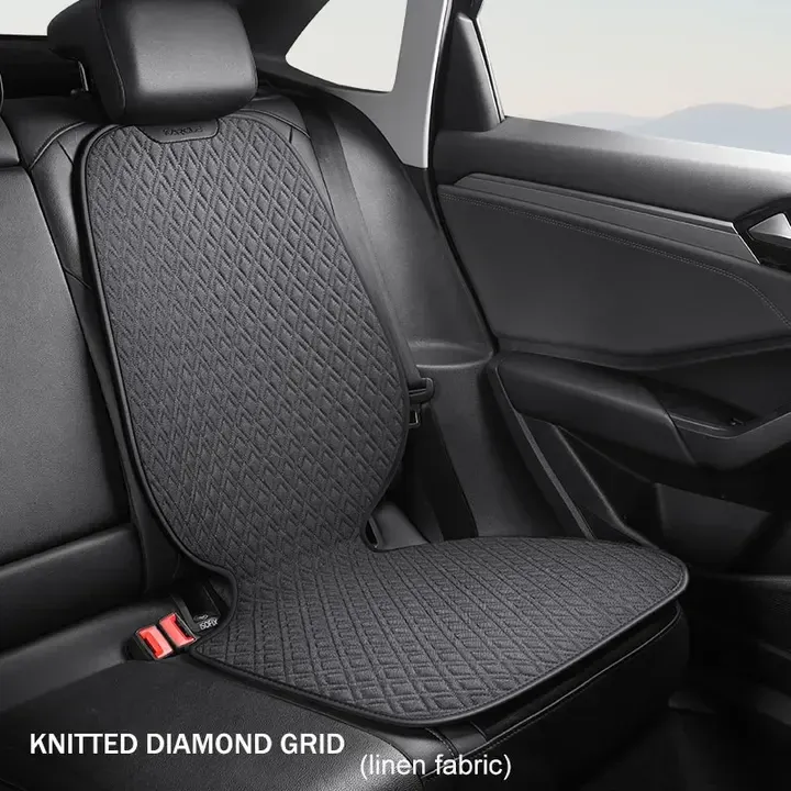 Coussin de protection pour siège auto universel en cuir, pour enfants et animaux de compagnie, avec housse de rangement en filet 8