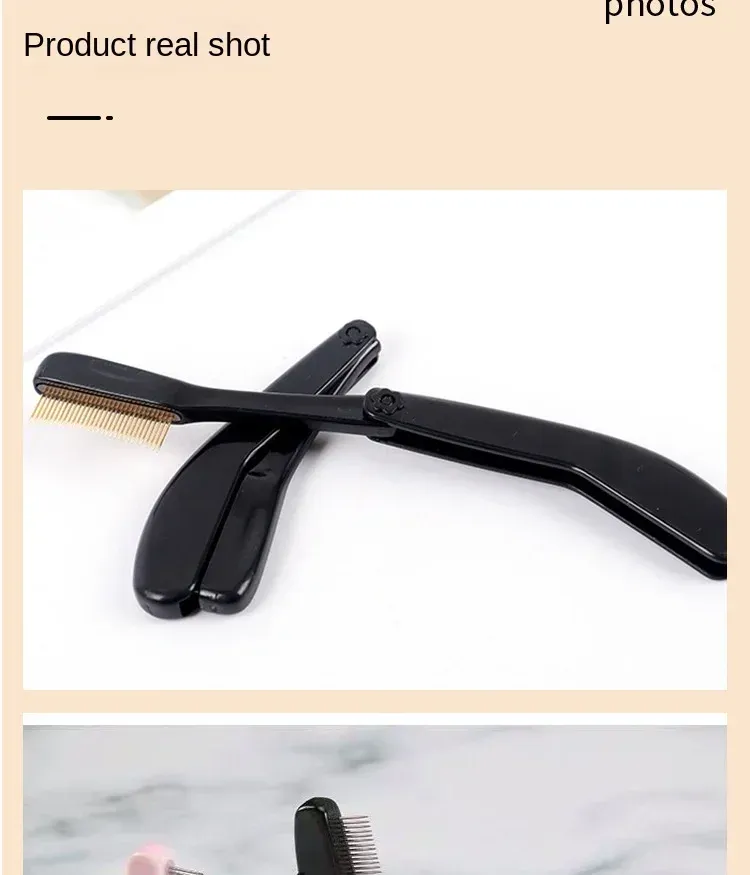 Brosse à cils pliante, présentation produit